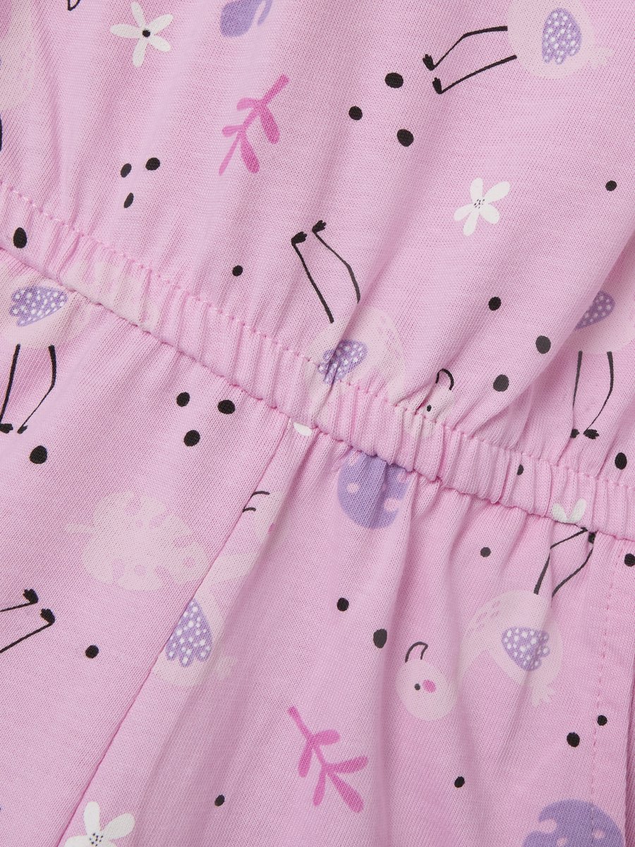 NAME IT Mädchen Jumpsuit Aus Bio-Baumwolle - Weißer Overall Größe 122