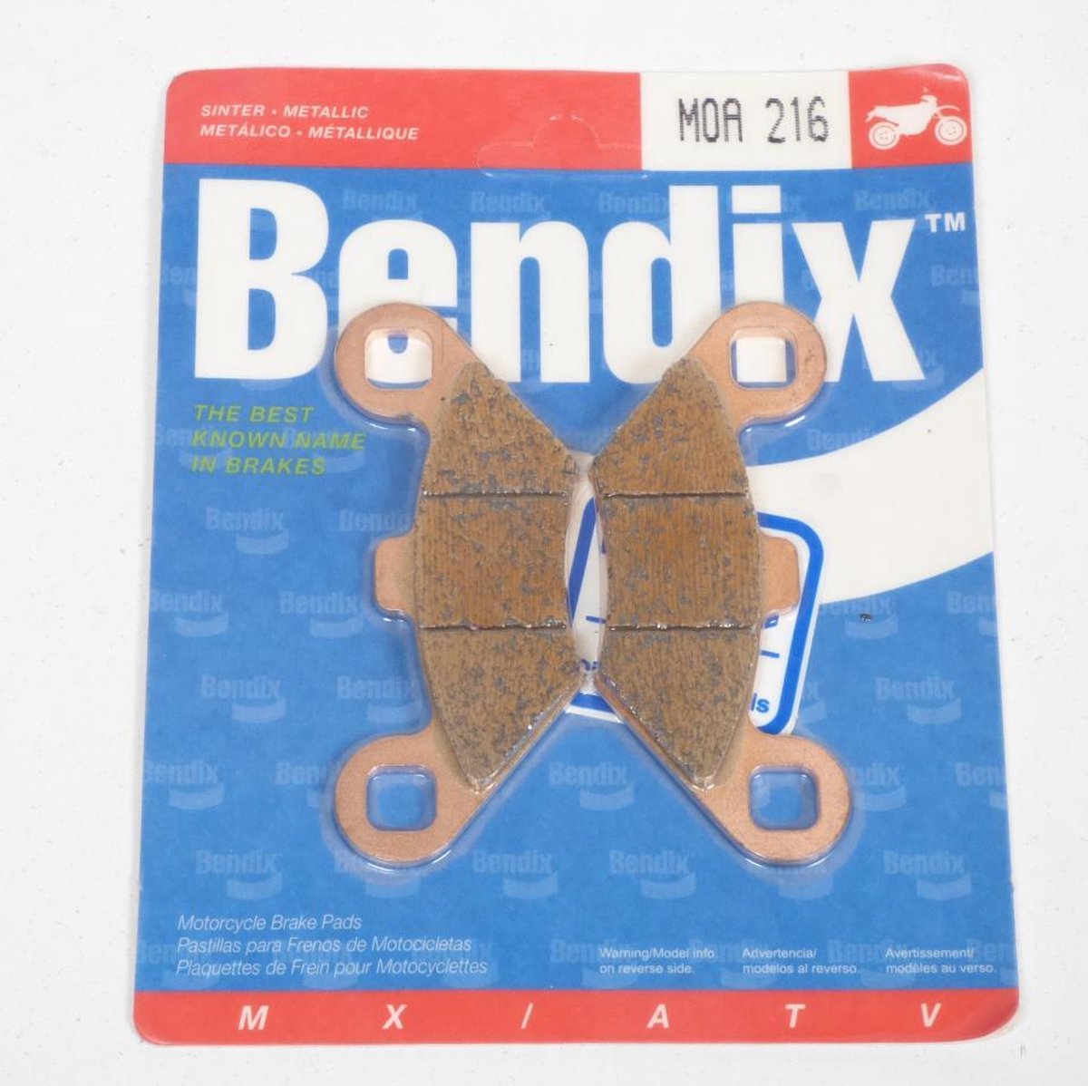 bendix remblok voor polaris 500 xplorer quad 1997 tot 2006 moa216 nieuw