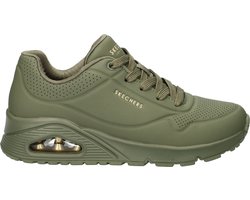 Skechers Uno - Stand On Air - Dames Sneakers - Olijfgroen