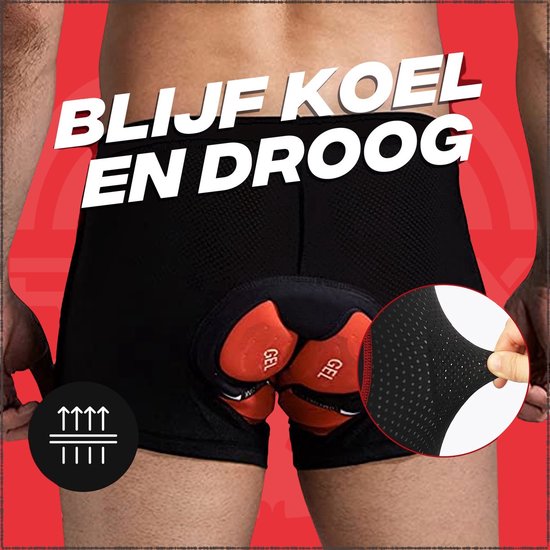RAMBUX® Fietsonderbroek met Zeem - Fietsondergoed Heren - Ademend & Shockproof - maat L van Merkloos — afbeelding 5