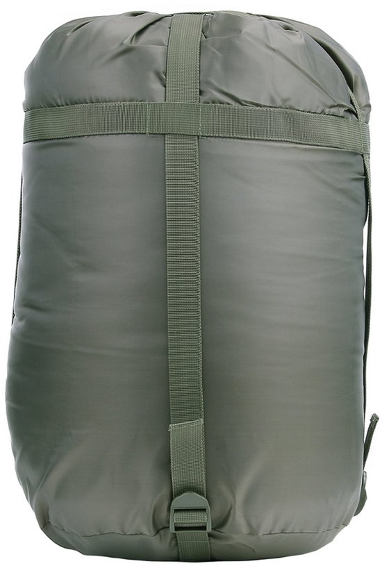 TF-2215 - mummy - slaapzak - modulair 230 x 86 cm - Groen — afbeelding 4