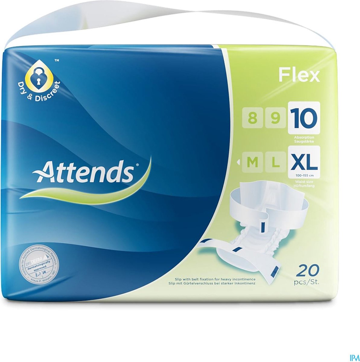 Goedkoopste Attends Flex 10 Xlarge Incontinentieproduct - Optimale Bescherming en Pasvorm