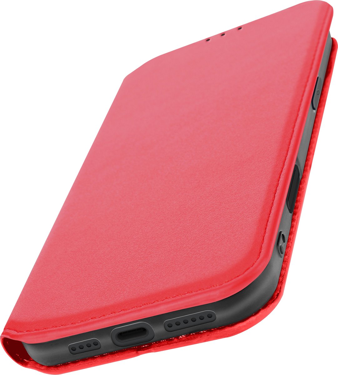 Avizar Clip Geschikt voor Apple iPhone 16 Pro Max en videohouder, Rood