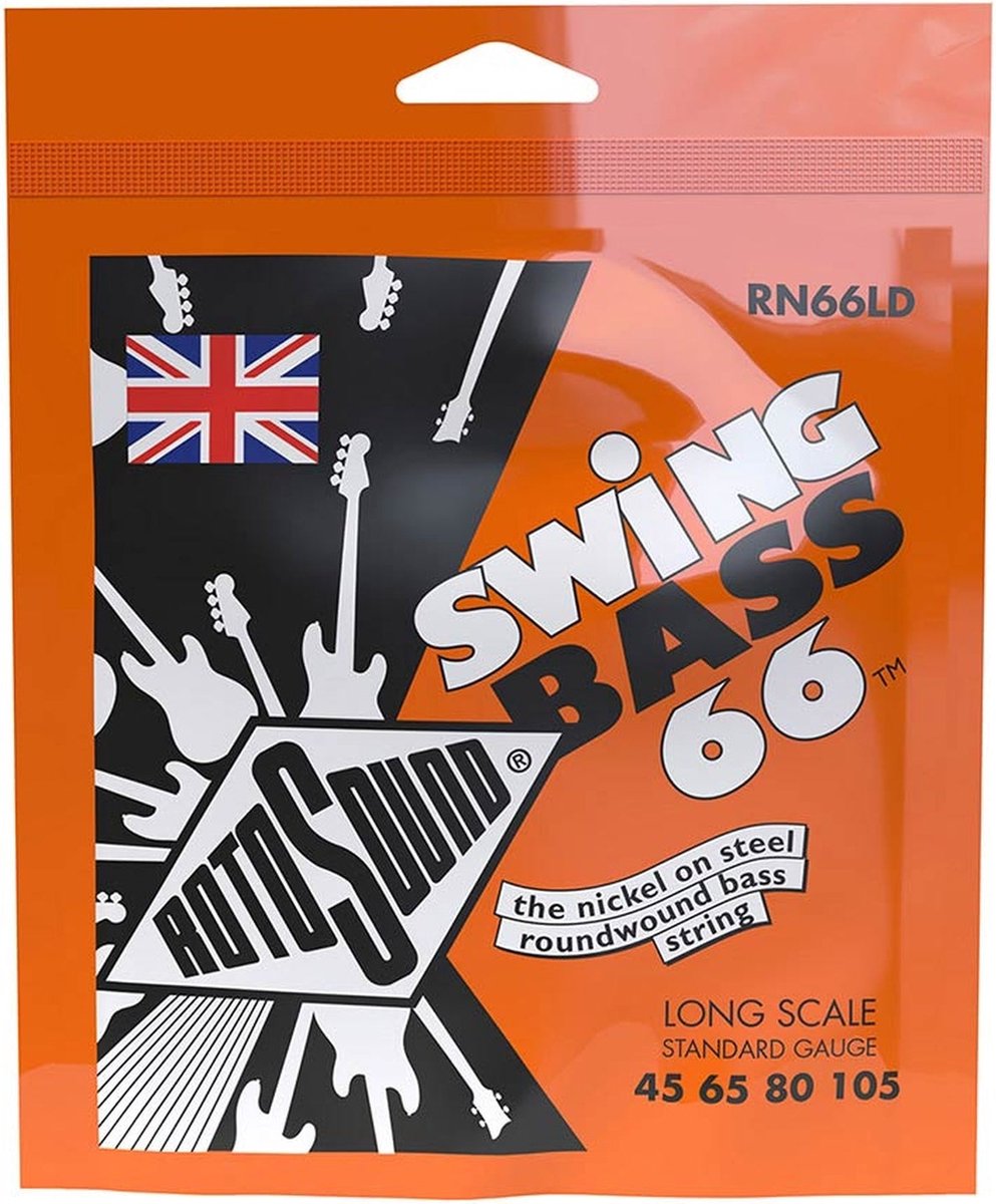 Rotosound RN66LD Bassnaren Set Nickel Wound Standard Gauge (045-105)