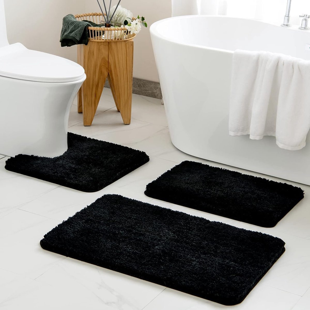 JGS ® Zachte en Absorberende Badmat met Antislip Functie voor Badkamer en Keuken