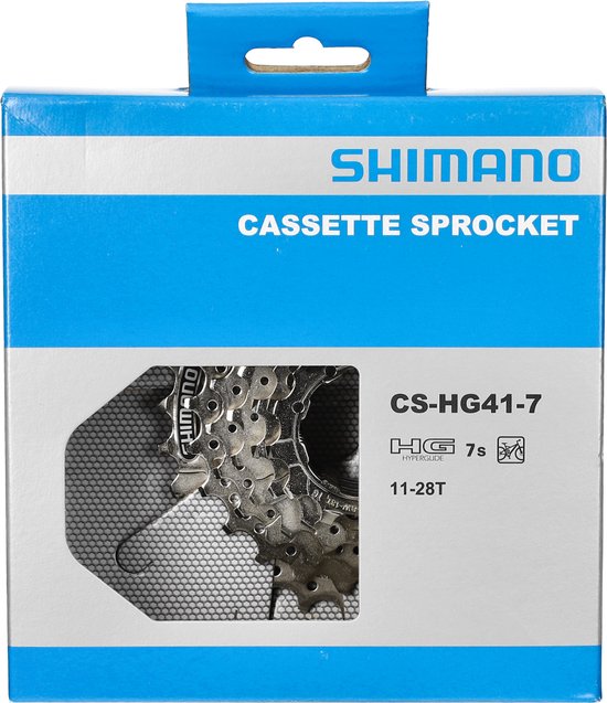Shimano Cassette 7 speed HG41 11-28T van Shimano — afbeelding 3