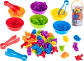 Montessori Sorteer Speelgoed | Voertuigen | 17 x 9.5 cm | Sensory | Motoriek | Cognitief | Kleurrijk