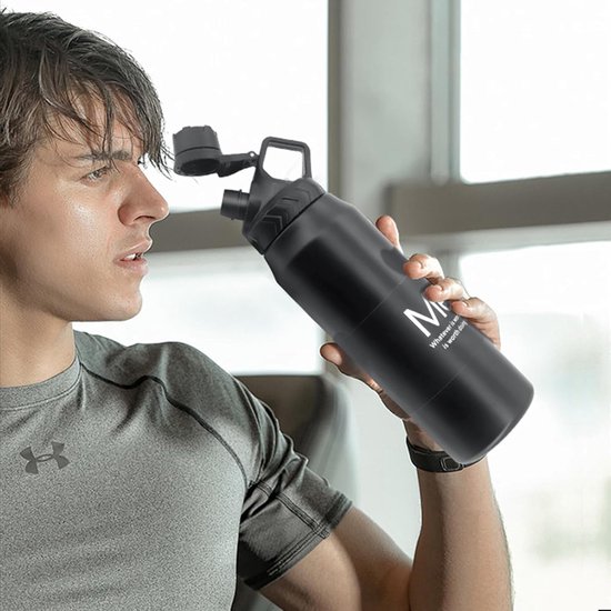Thermosfles met beker rvs 0,4 liter groen
