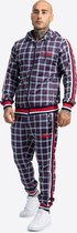 Lonsdale Trainingsanzug Orbost Trainingsanzug mit Kapuze schmale Passform Navy/Red/White-L