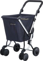 Playmarket Boodschappentrolley We Go Jeans 4 wielen - 50 L Inhoud - inklapbaar - Extra groot