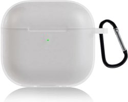 ShieldCase Siliconen Hoesje Geschikt voor Airpods 4 - Siliconen Case voor Apple Airpods 4 Case Hoesje - Transparant