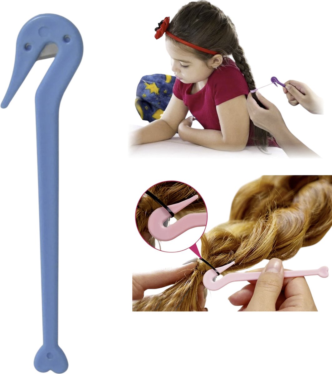 Cabantis® Elastiekmesje - Elastiekjes - Haarelastiekjes - 1x Blauw