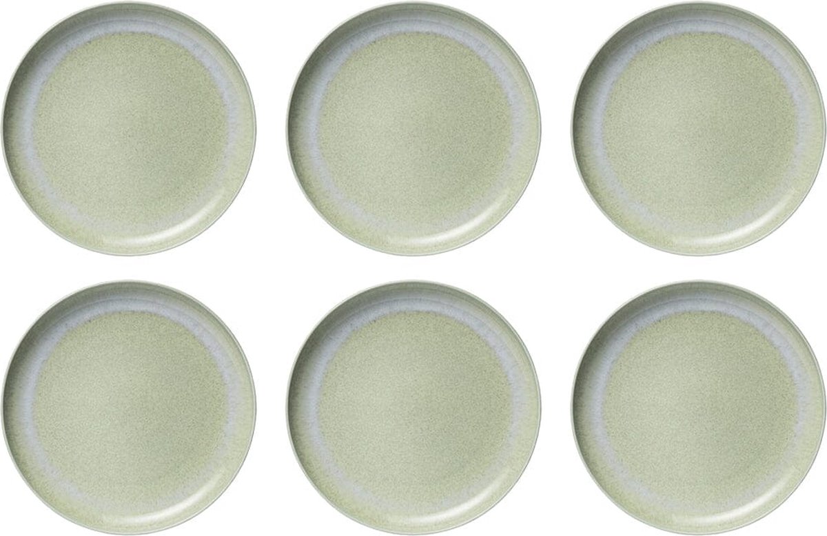 Villeroy & Boch - Perlemor Alga Dinerborden 6 stuks 27cm