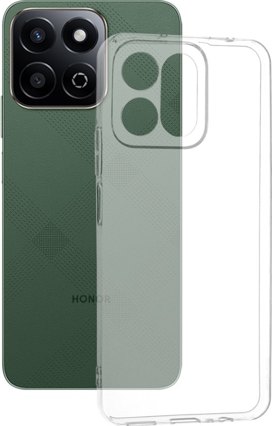 Coque Silicone transparent avec coins renforcés Honor 200 Smart / Honor X7c Transparent main image 1