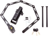 VINZ Lhotse ART 2 Vouwslot / Fietsslot | ART Goedgekeurd slot voor Verzekering Fietsen, E-bikes & Fatbikes | Compact & Lichtgewicht 1,25kg | Inclusief bevestigingsmateriaal |3 Sleutels |95cm
