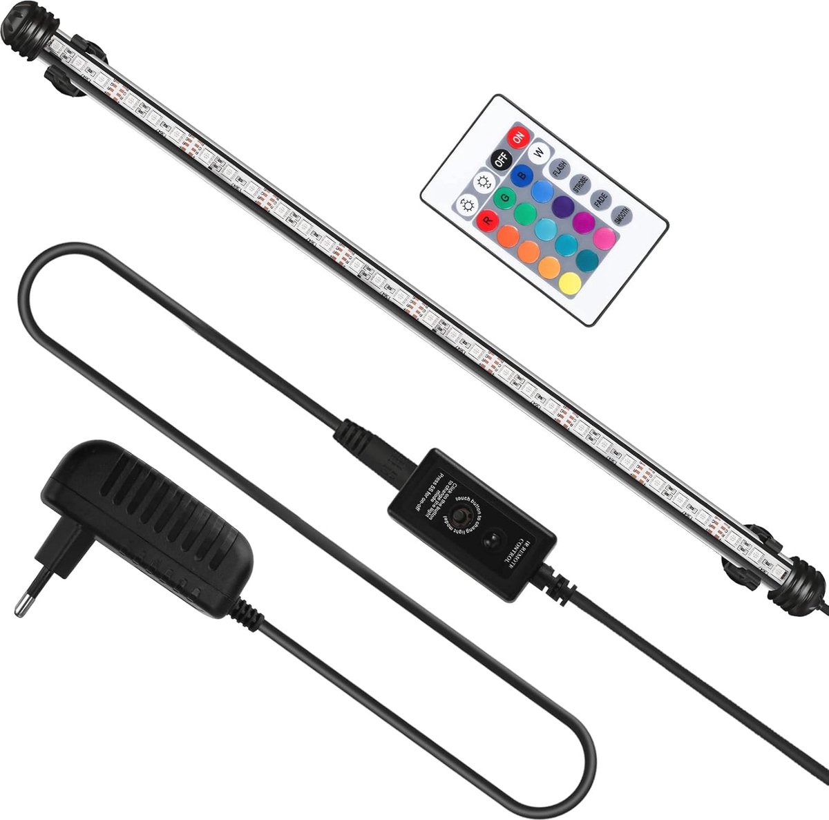 RGB LED Aquariumverlichting - Waterdichte, Universele aquariumlamp voor Vistank en Plantenaquarium
