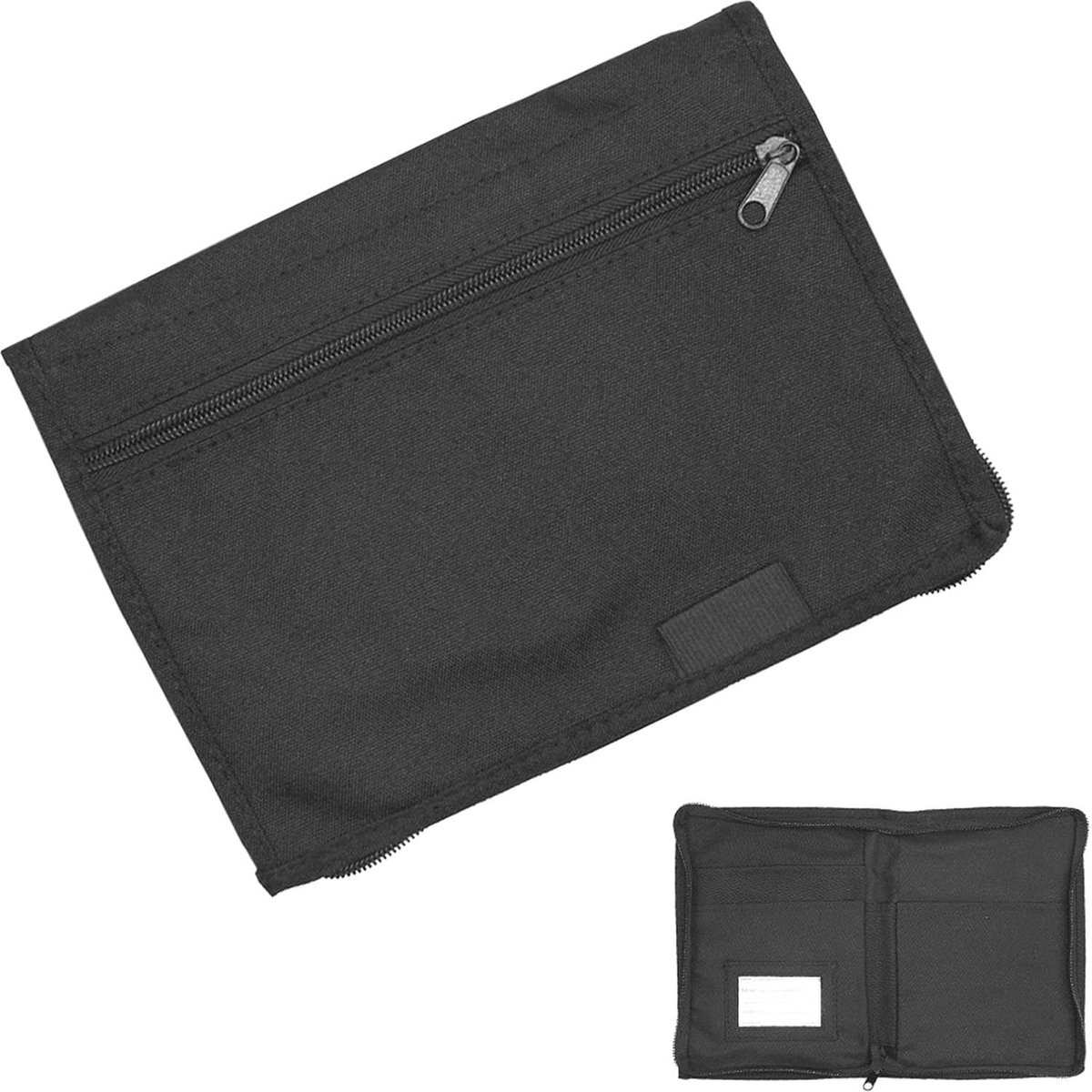 Multifunctionele Handschoenenkast-Organizer voor Auto - Draagbare Ritsregistratiezak met Vakken voor Documenten en Auto-accessoires - Zwart