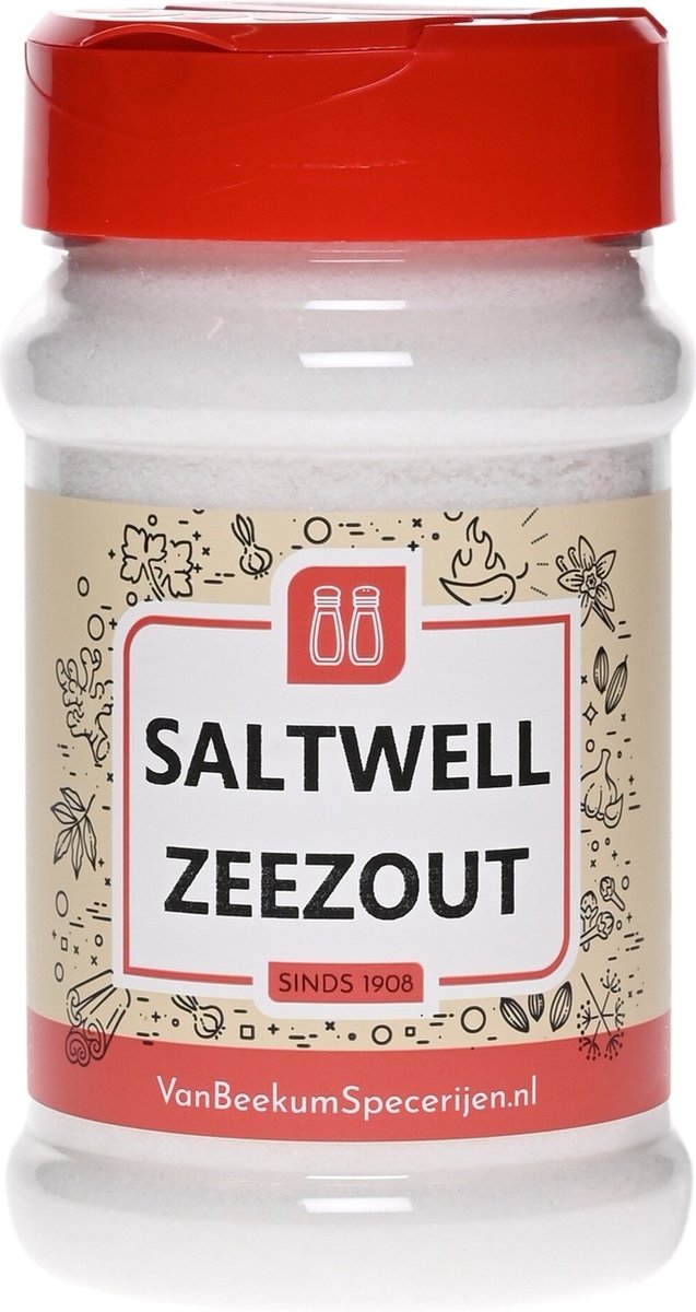 Goedkoopste Van Beekum Specerijen - Saltwell Zeezout - Strooibus 320 Gram