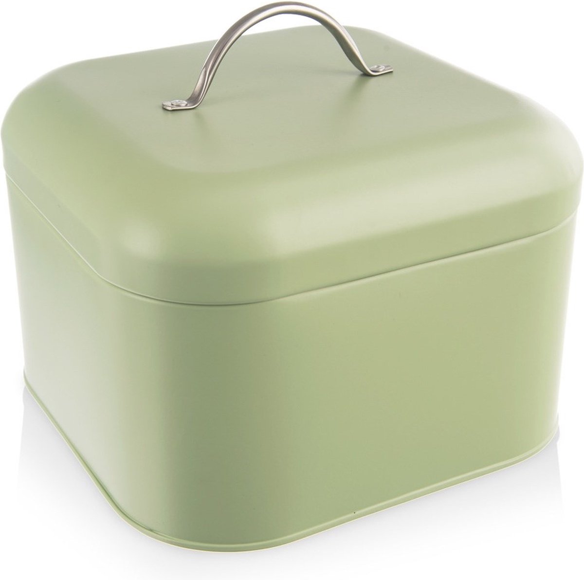 Broodtrommel Metaal Groen GREENISH 20x20x17 cm - Doos - Box