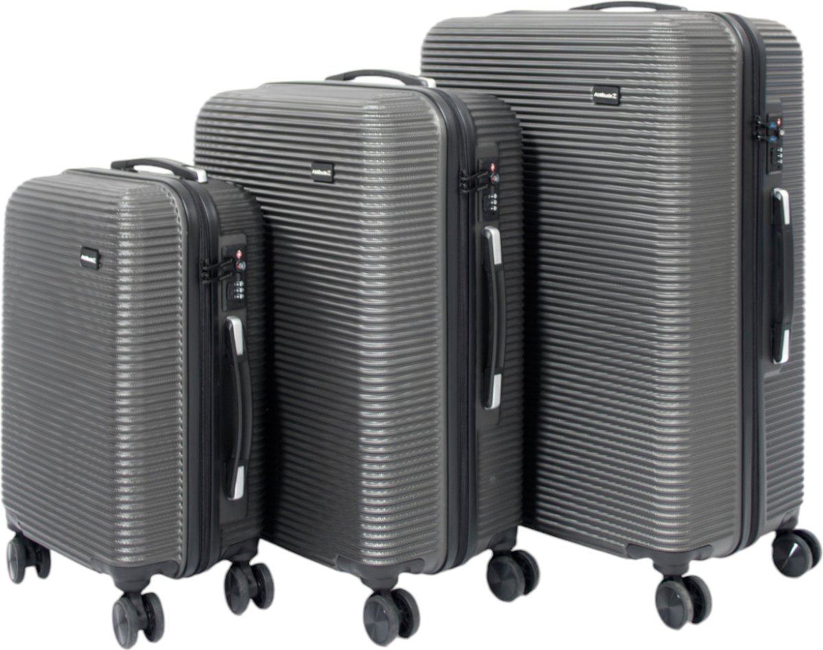 AttitudeZ Aeroline Reiskoffer Set Grijs