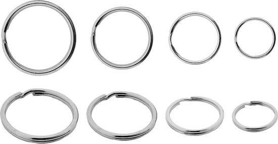 Porte-clés CombiCraft en acier inoxydable 35 mm - par 10 pièces