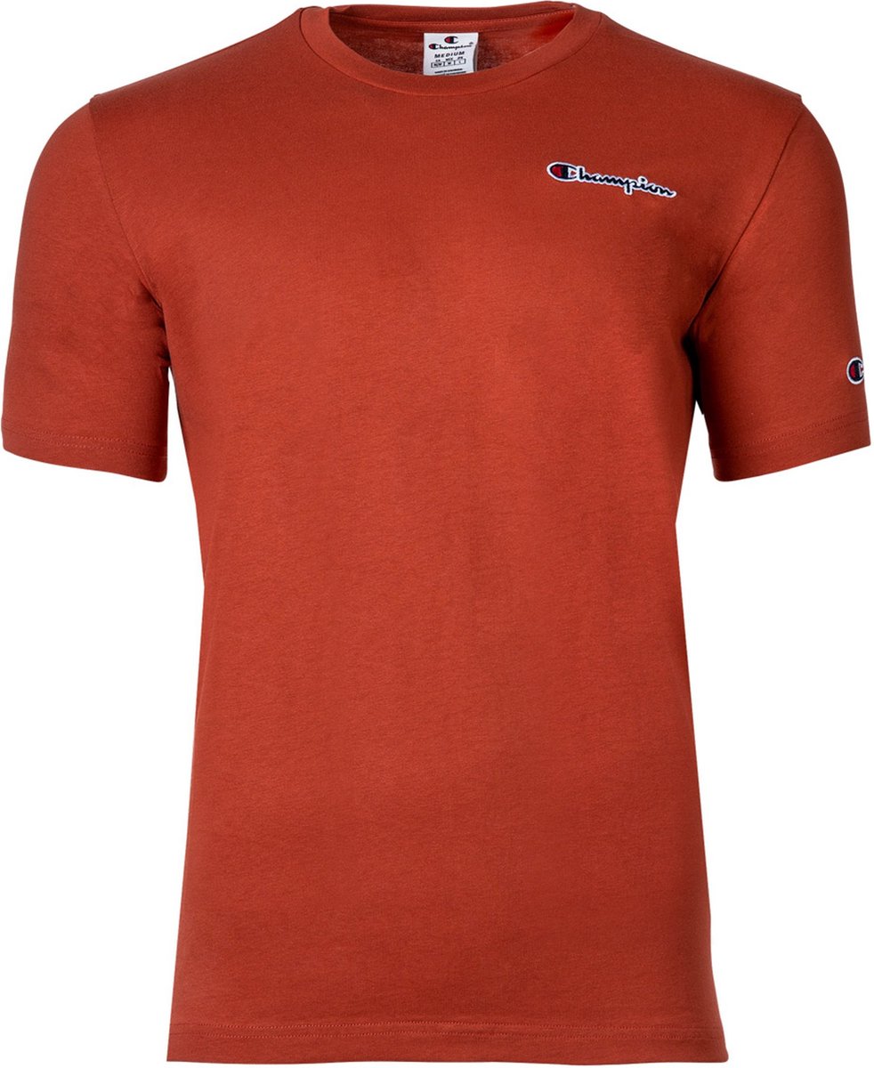 Champion Rochester Heren Crewneck T-Shirt Terracotta