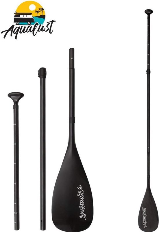 2-in-1 SUP & Kajak Peddel Verstelbaar 165-215 cm - 4-delige Dualtech Peddel voor Vlak Water Rivier Golven - Aluminium Peddel voor iSUP Reizen en Opslag — afbeelding 2