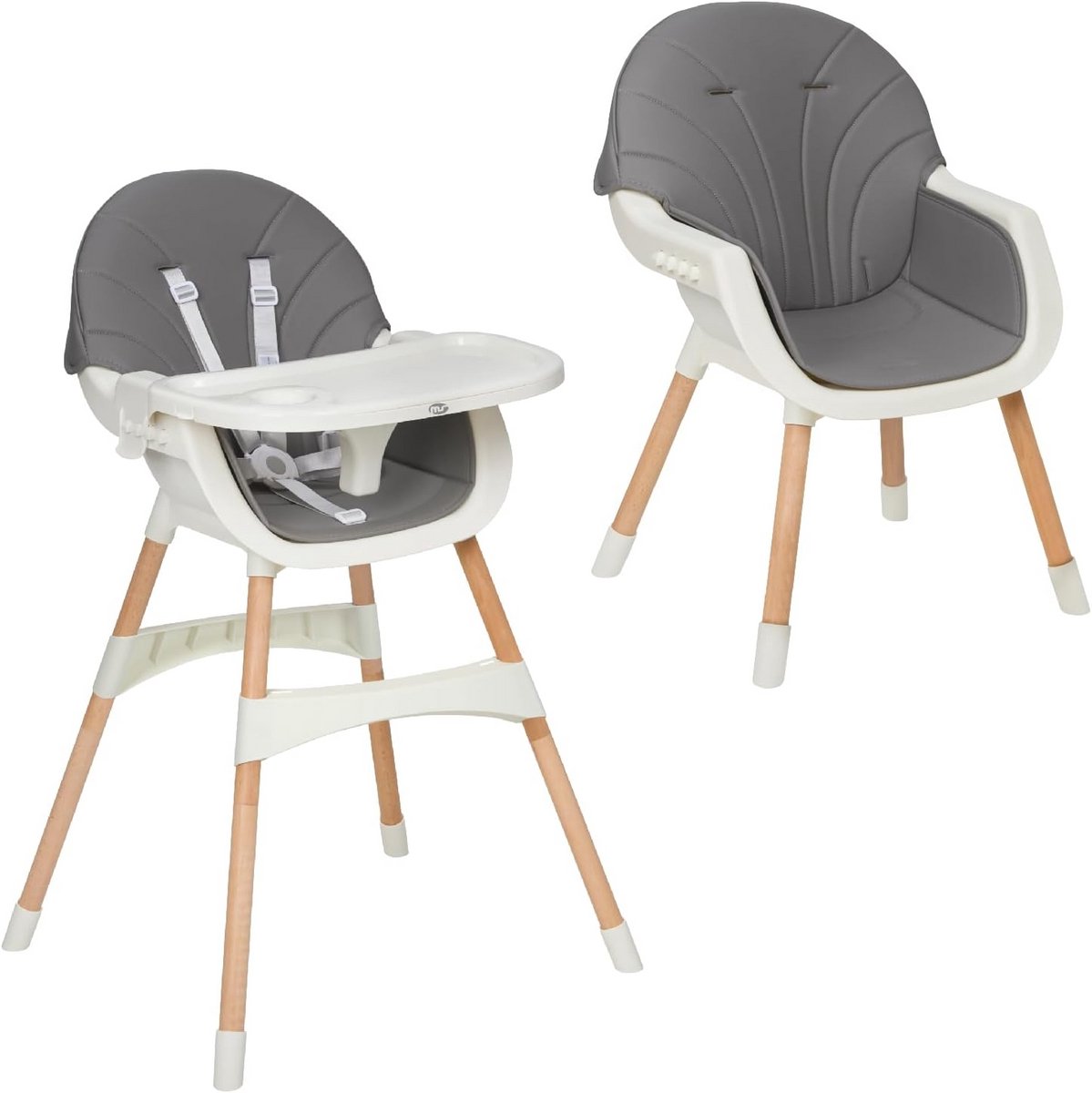 2-in-1 Kinderstoel Verstelbaar en Veilig voor Baby en Peuter