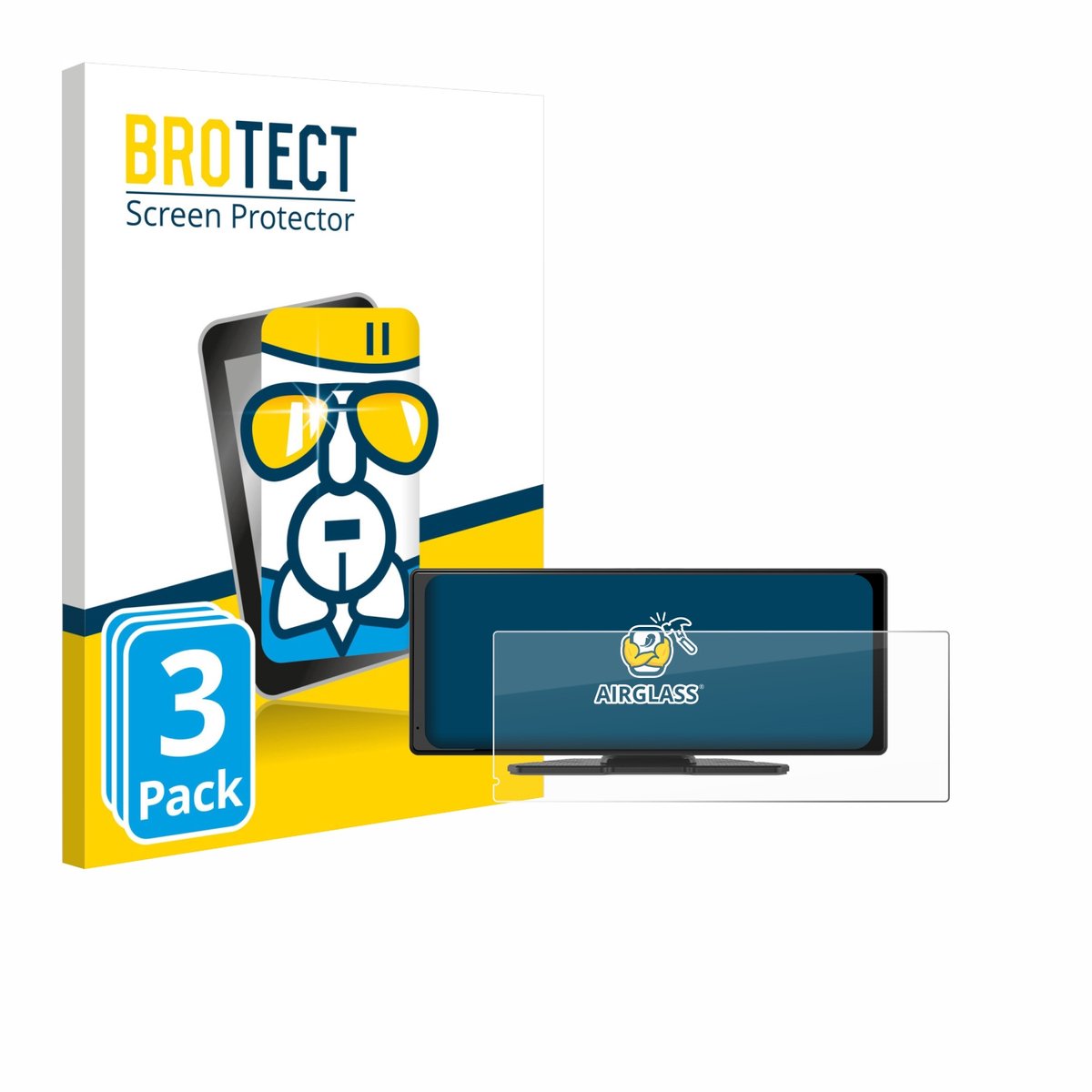Screenprotector 3 Stuks voor Carpuride V92 10.26" Beschermglas transparant