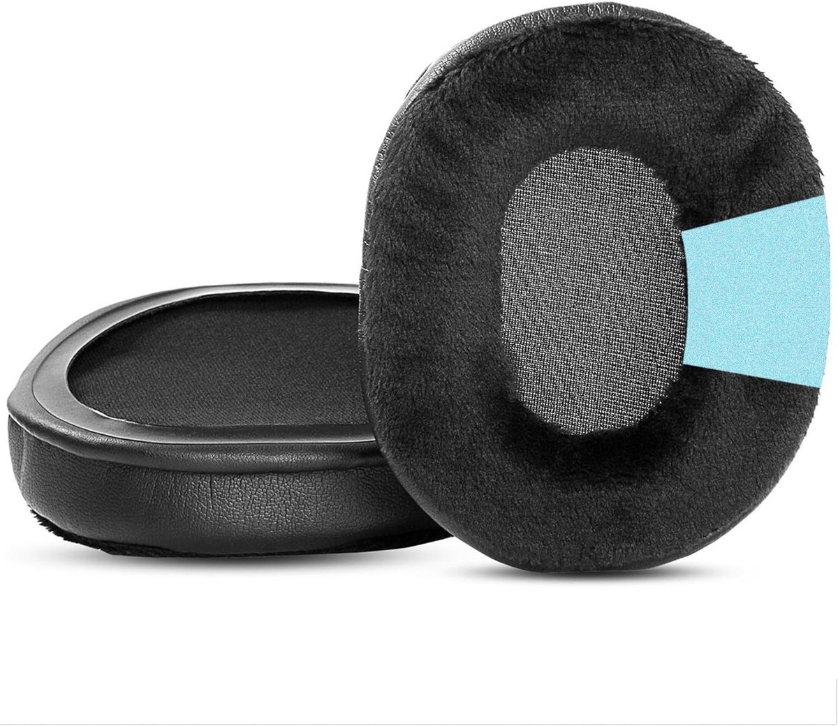 Vervangende Oorkussens van Memory Foam voor Comfortabele Hoofdtelefoons (Hybride Velour)