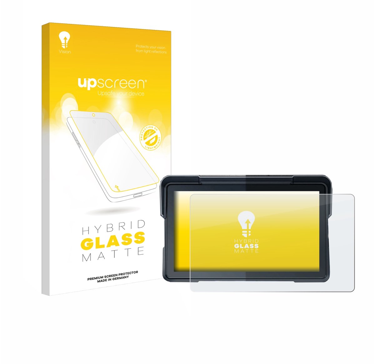 upscreen - Screenprotector voor Lamtto RC19 7" - Folie Beschermfolie Beschermglas matte