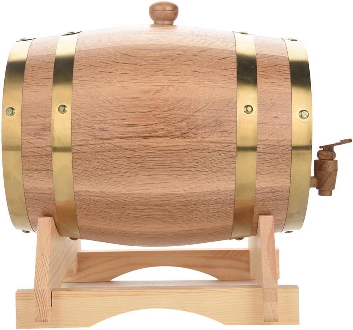 Eikenhouten Wijndispenser 5L - Vintage Stijl - Wijnopslag - Thuis en Restaurant