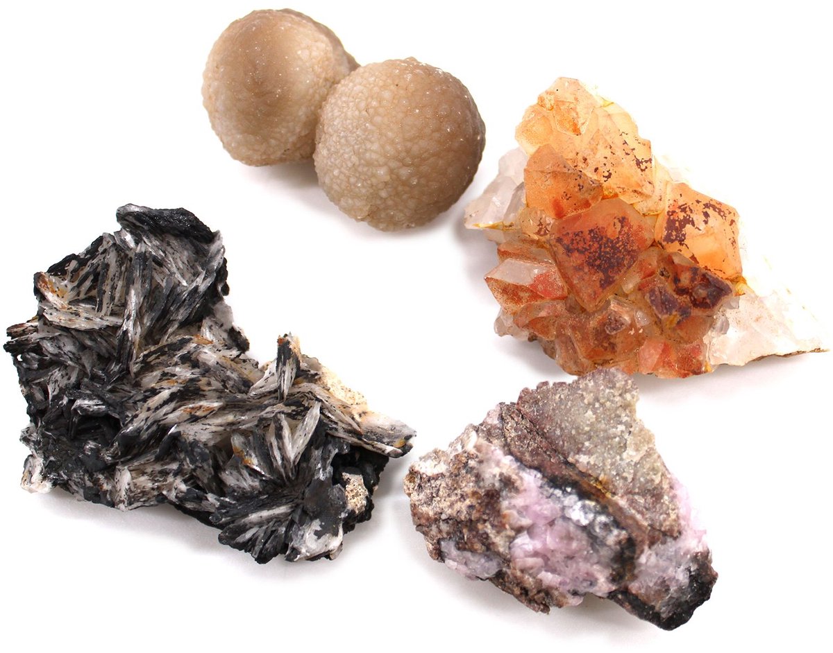 Minerale Exemplaren - Gemengde stukken (ongeveer 24 stuks)