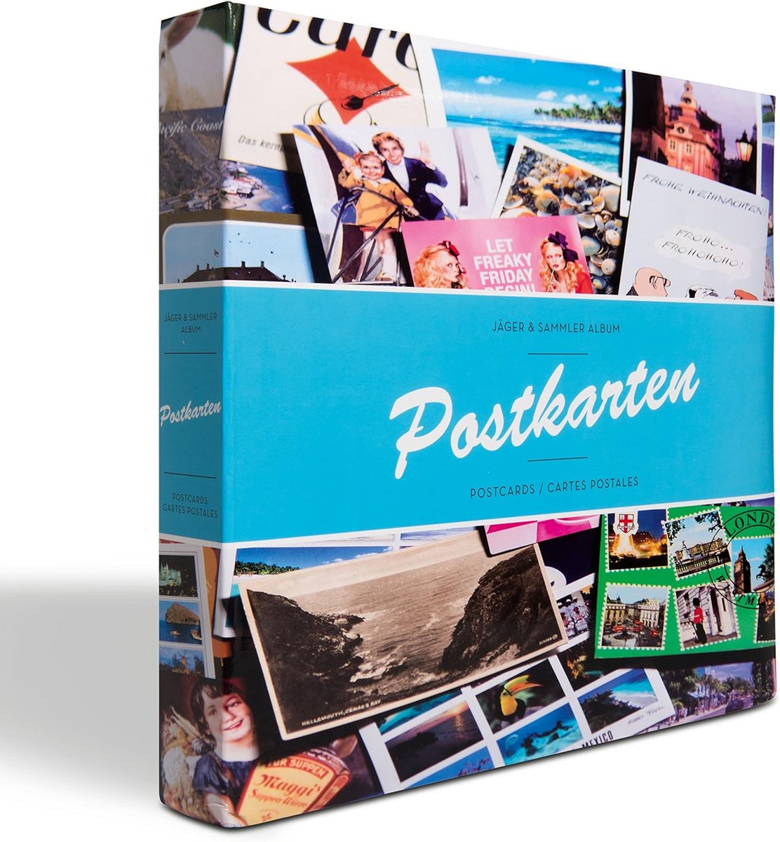 Postalbum voor 600 Ansichtkaarten met Gebonden Pagina's