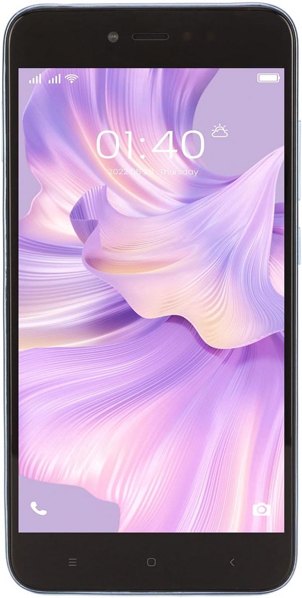 Ontgrendelde 4G LTE Smartphone 5.5 Inch HD Scherm 2GB RAM 16GB Opslag Dual SIM Blauw