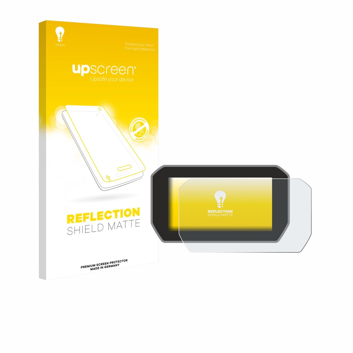 upscreen - Screenprotector voor Ducati V4 Rally (2024) - Folie Beschermfolie anti glare matte