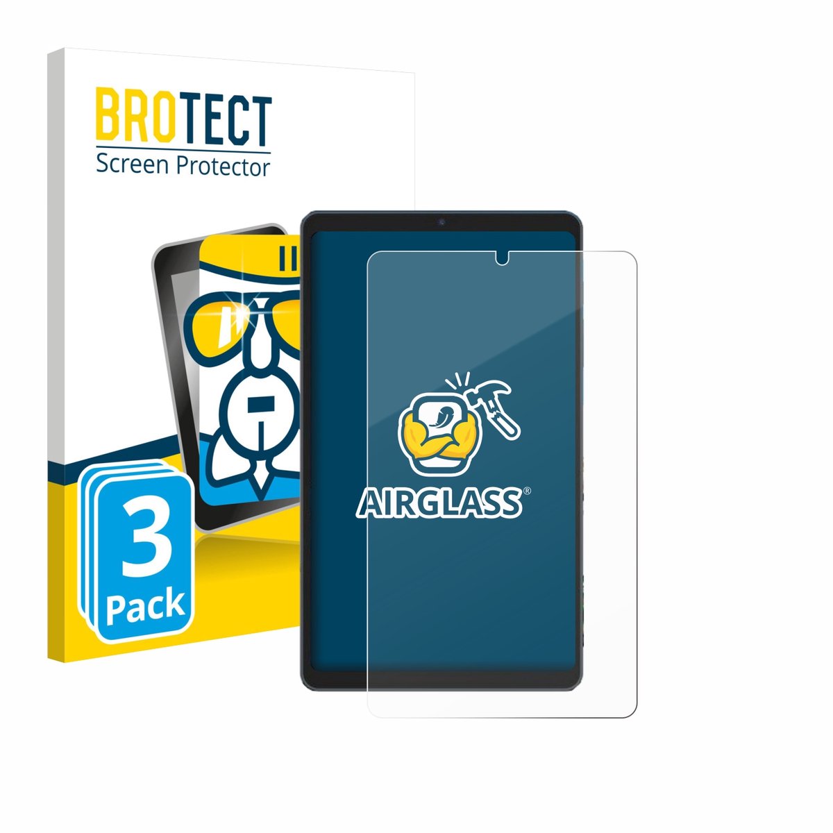 Screenprotector 3 Stuks voor Chuwi AuPad Mini Beschermglas transparant