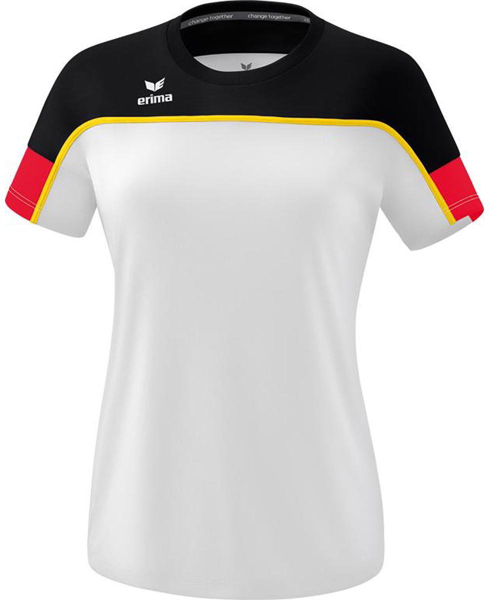 Erima Change T-Shirt Dames - Wit / Zwart / Rood | Maat: 44