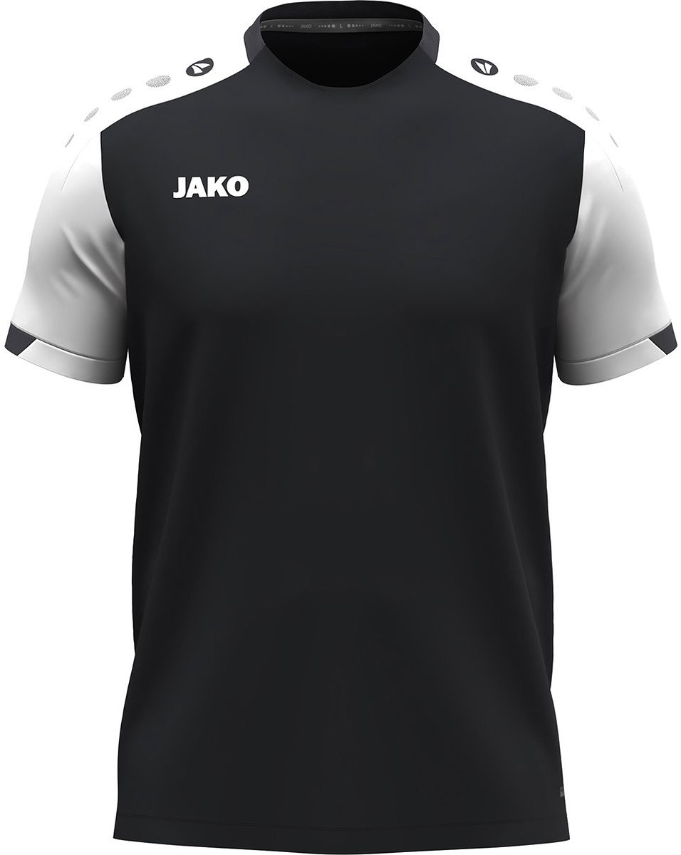Jako Dynamic T-Shirt Heren - Zwart / Wit / Antraciet | Maat: XL
