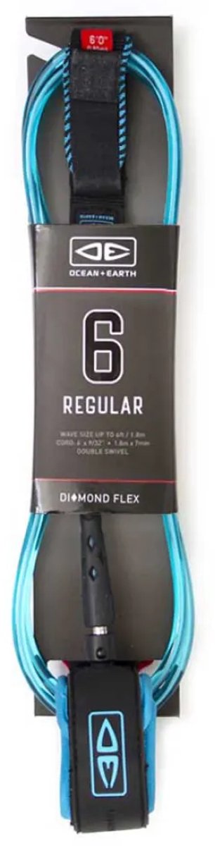 Ocean & Earth Regular Diamond Flex Moulded Surflijn Zwart 6´0´´