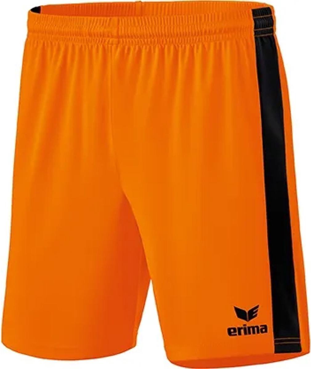 Erima Retro Star Short Kinderen - New Orange / Zwart | Maat: 116