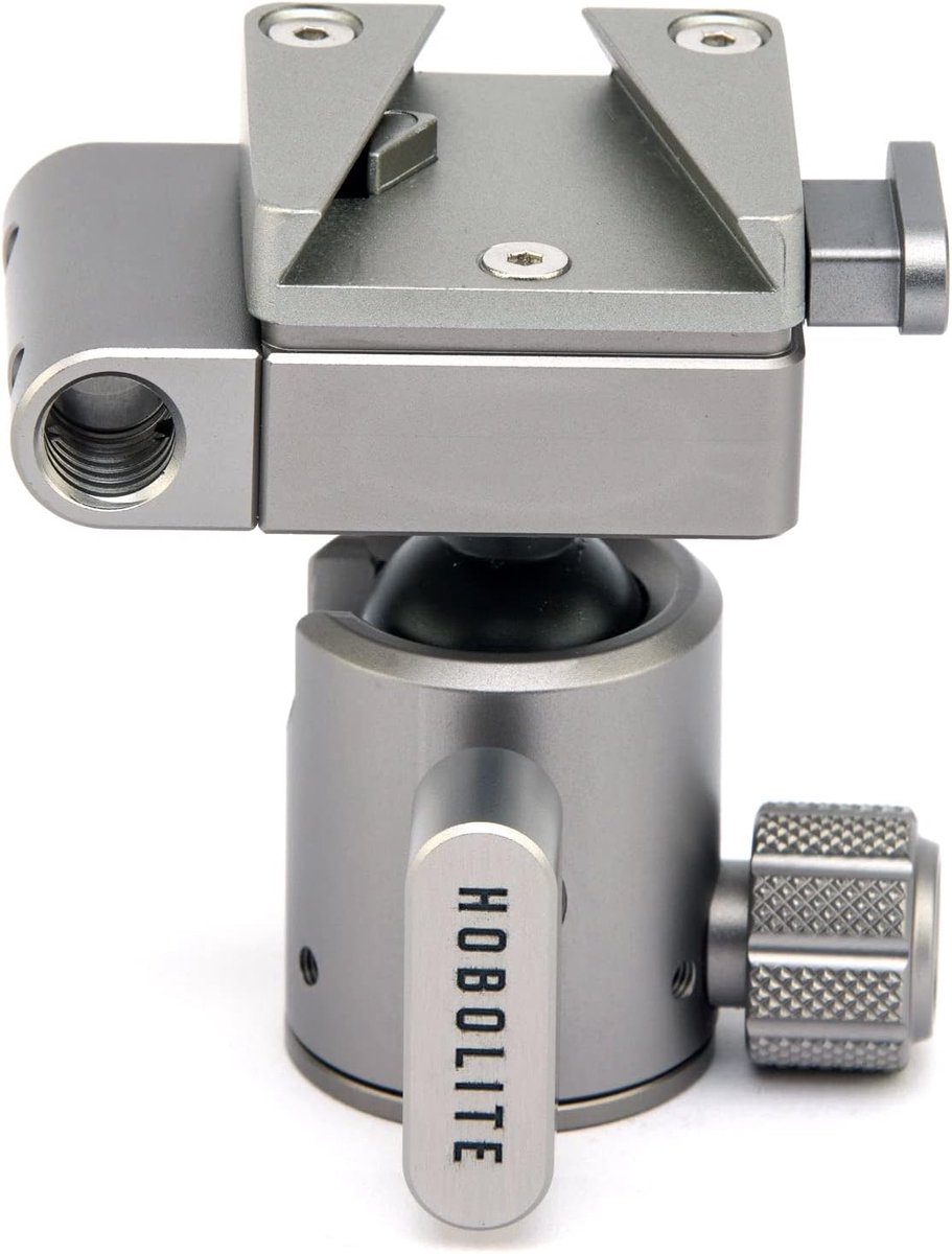 Statief Adapter - Balhoofdhouder - Licht Montage - V-Mount Snelkoppeling - 5x6x6.5 cm
