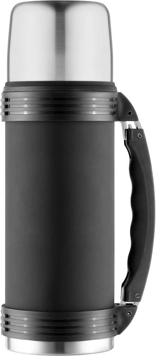 Thermos Fles - Drink Container - Warme Dranken - Dubbelwandige Isolatie - 1 Liter - Multicolor