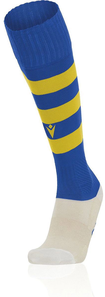 Macron Hoops Voetbalkousen - Royal / Geel | Maat: 47/50