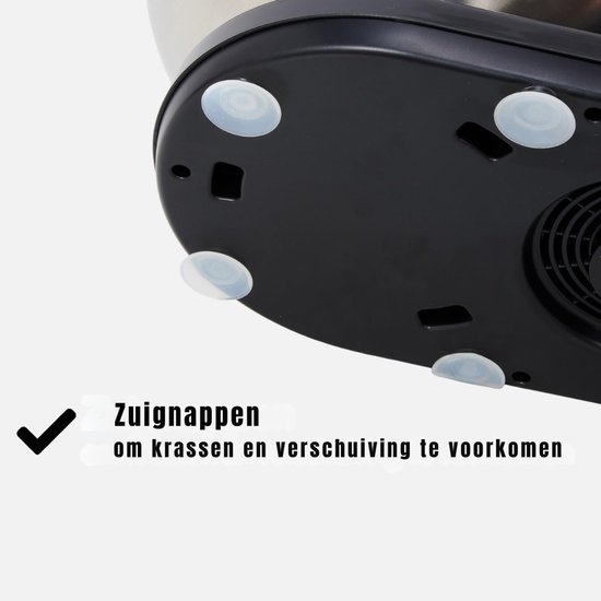 RONN® Mixer met mengkom - Mixer - Mixer met mengkom keukenmachine - Zwart - ‎37cm x 24cm x 32cm van Merkloos — afbeelding 5