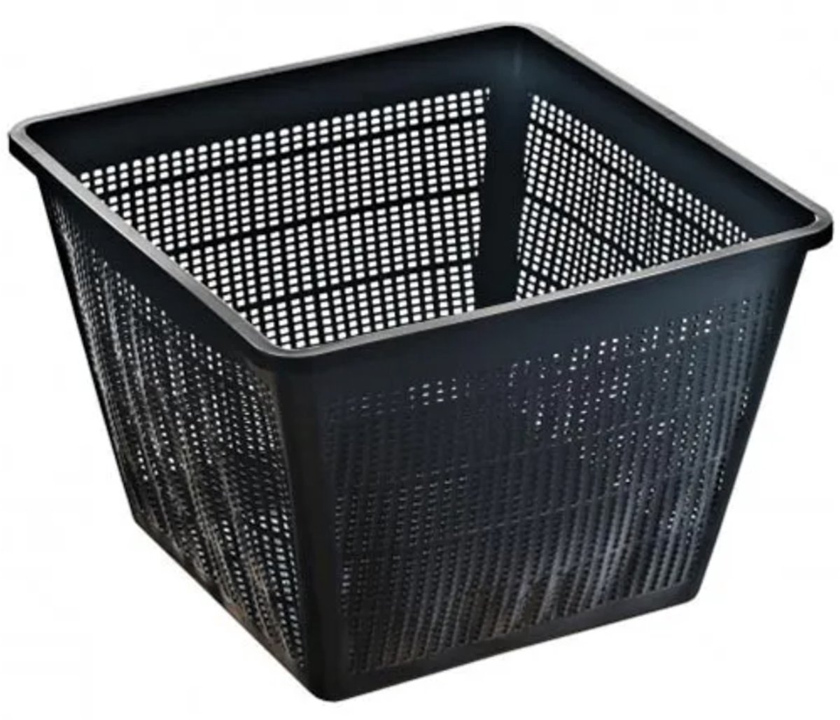 vdvelde.com - 5x vijvermand 28x28x19 cm - Vijverplanten manden met fijne structuur - Voor waterplanten, substraat en stevige houvast - Stevig en duurzaam