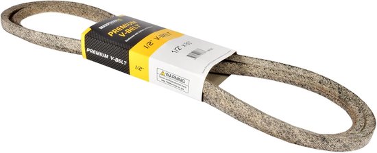 V-riem aandrijving - Aandrijfriem Versterkt - Grasmaaier Onderhoud - Kevlar Versterking - 1/2" x 80" 2030mm - Beige — afbeelding 3