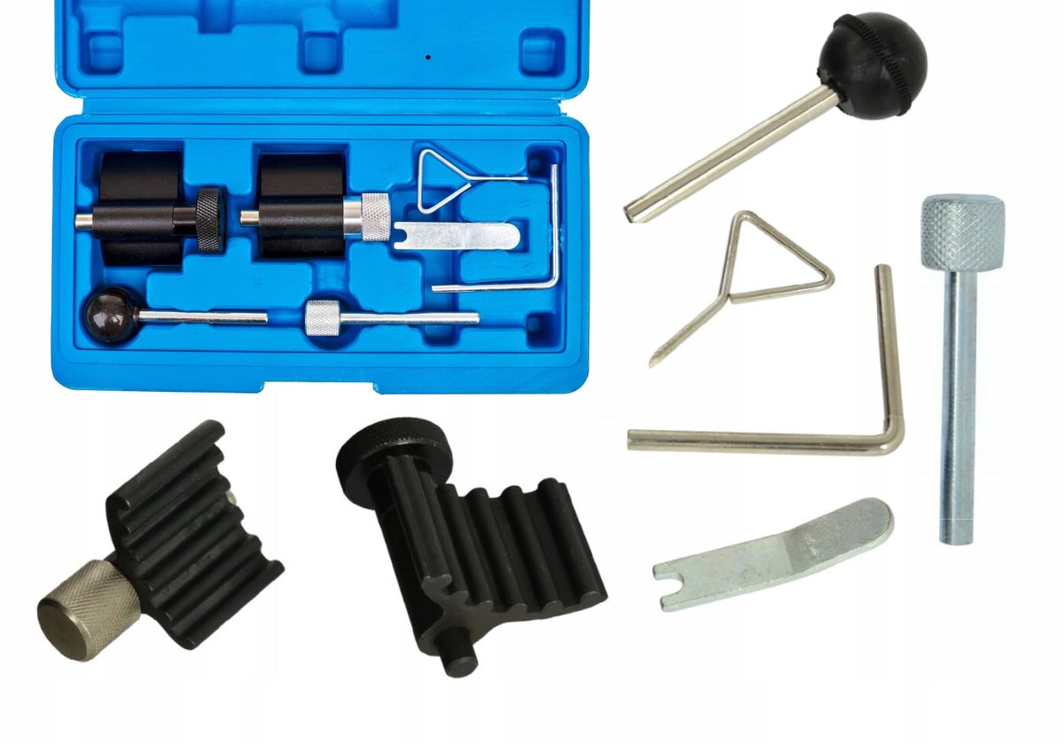 Falcon VAG Vergrendeling - Distributie Gereedschap - Compleet Set 1.2-2.0 TDI - Compatibel met VW, Audi, Seat, Skoda - Professionele Nokkenasvergrendeling