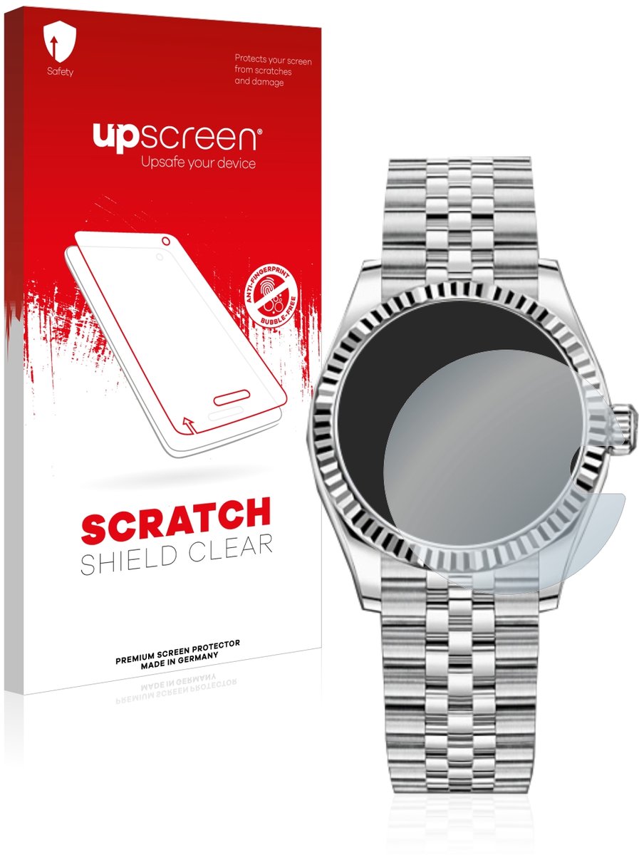 upscreen - Screenprotector voor Rolex Datejust 31 - Folie Beschermfolie transparant