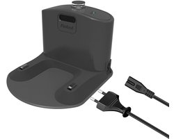 Kraftverdia - Oplaadstation – Oplaadstandaard accessoires compatibel met iRobot Roomba E5 E6 I1 I3 I4 I6 I7 I8 500 600 700 800 900 serie stofzuiger – Met netsnoer – Zwart